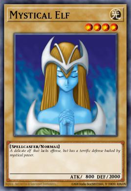 YGOPRODeck art for Mystical Elf. Not an Original Artwork Collection scan.