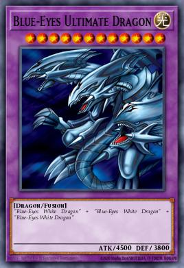 YGOPRODeck art for Blue-Eyes Ultimate Dragon. Not an Original Artwork Collection scan.