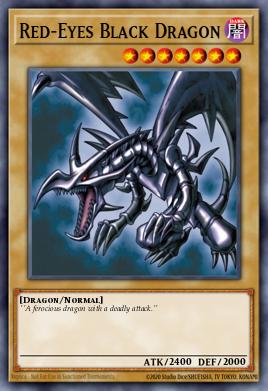 YGOPRODeck art for Red-Eyes Black Dragon. Not an Original Artwork Collection scan.
